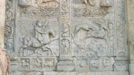 Panneaux de reliefs de sujets du Livre de la Genèse (détail)